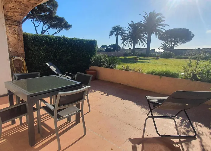 3 Pieces Avec Terrasse Dans Privee A - Fr-1-780-33 * 생트막시메